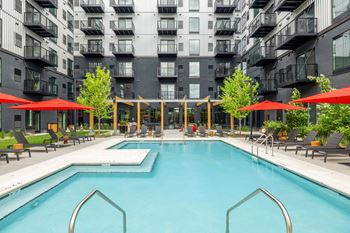 Outdoor heated pool